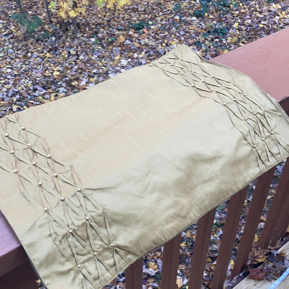 Studio D golden beaded placemats